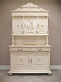 antique french painted buffet